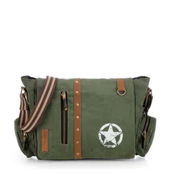 The House of Tara Unisex Green Messenger Bag-35