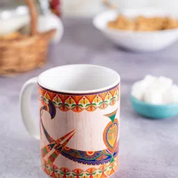 KOLOROBIA Blue & Orange Sylvan Egyptian Classic Mug-17