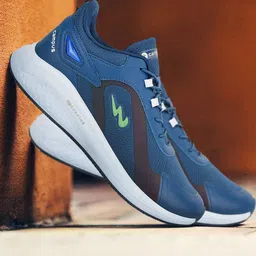 Campus Men Blue Mesh Running Marking Shoes-picture-28