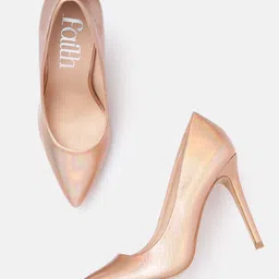 DOROTHY PERKINS Snake Skin Textured Iridescent Effect Slim Heel Pumps-18