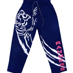 SWEET ANGEL Boys Navy Blue & White Printed Straight-Fit Track Pants-image-96