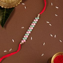 TOS Traditional Rakhi Set 1 with Kumkum Chawal-image-42
