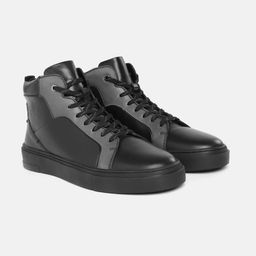 French Connection Men Colourblocked Mid-Top Sneakers-47
