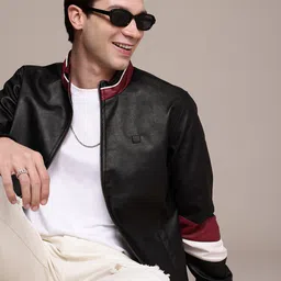 WROGN Mock Collar Biker Jacket-picture-21