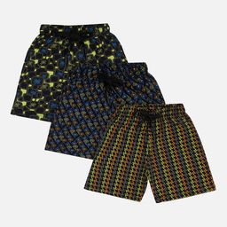 DYCA Boys Pack of 3 Printed Mid-Rise Shorts-image-16