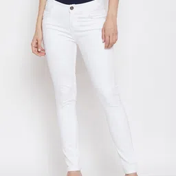 Nifty Women White Slim Fit Mid-Rise Clean Look Stretchable Jeans-image-41