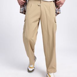 Kook N Keech Edgy Basics Men Cargo Style Trousers-image-92