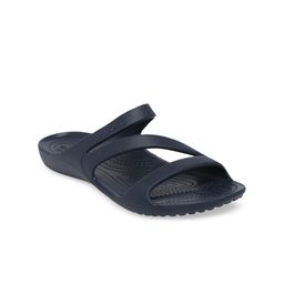 Crocs Kadee  Women Navy Blue Solid Comfort Sandals-32