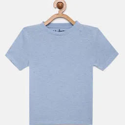 METRO KIDS COMPANY Boys Blue Solid T-shirt-picture-7