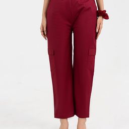 GULABOSITABO Women Pure Cotton Cargo Trousers-image-54
