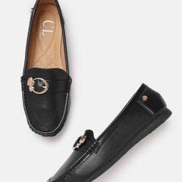 Carlton London Women Loafers with Buckle Detail-image-31