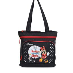 Kuber Industries Black Mickey Mouse Printed Tote Bag-image-75