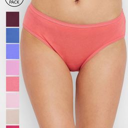 Bodycare Women Assorted Pack of 9 Hipster Briefs E26CCD-9PCS-image-99
