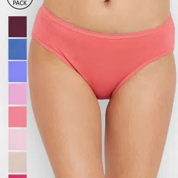 Bodycare Women Assorted Pack of 9 Hipster Briefs E26CCD-9PCS-image-94