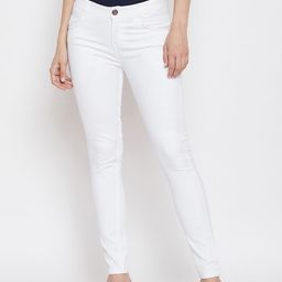 Nifty Women White Slim Fit Mid-Rise Clean Look Stretchable Jeans-image-37