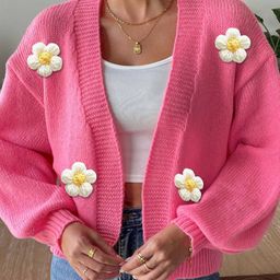 bebe Women Applique Detail Sweater-picture-5