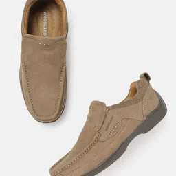 Woodland Men Leather Driving Shoes-image-45