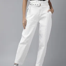 The Roadster Life Co. Women Stretchable Slouchy Fit Jeans Comes With A Belt-picture-47
