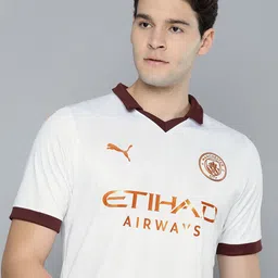 Puma Printed Manchester City 23/24 Away Jersey Polo Collar dryCELL T-shirt-image-13