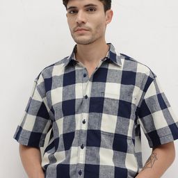 The Roadster Life Co. Buffalo Checked Chest Pocket Detail Casual Shirt-picture-15