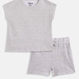 METRO KIDS COMPANY Girls Solid Top with Shorts-image-53