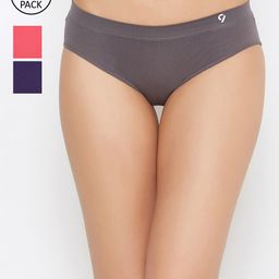 C9 AIRWEAR Women Pack Of 3 Assorted Basic Briefs P1118-image-89