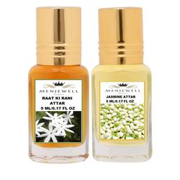 Menjewell Yellow Set of 2 Raat Ki Rani & Jasmine Attar-19