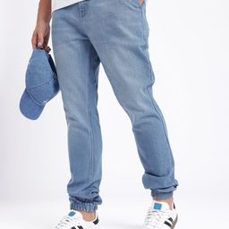 glitchez Men Heavy Fade Stretchable Jogger Jeans-image-72