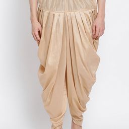 Sanwara Men Beige Solid Relaxed-Fit Dhoti-picture-55