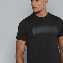 HRX by Hrithik Roshan Men Black Training Printed Rapid-Dry Antimicrobial T-shirt-image-92