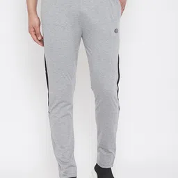 Adobe Men Grey & Black Solid Straight Fit Track Pants-picture-24