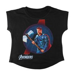 Marvel by Wear Your Mind Girls Black Printed Top-image-44