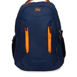 Killer Navy Blue Solid Large Laptop Backpack-image-14