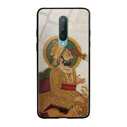 DailyObjects Yellow & Green Royal Tiika OnePlus 8 Glass Mobile Case-37