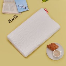 Duroflex White Contoured Dual Height Antimicrobial Sleep Pillow-picture-0