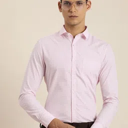 INVICTUS Men Original Slim Fit Opaque Checked Formal Shirt-picture-28