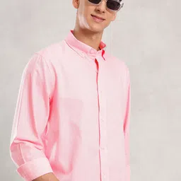 Nautica Solid Slim Fit Shirt-image-69
