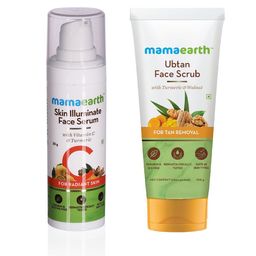 Mamaearth Sustainable Set of Vitamin C Face Serum & Face Scrub-45