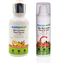 Mamaearth Sustainable Set of Skin Illuminate Vitamin C & Skin Correct Face Serums-18