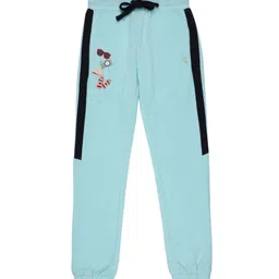 Blue Giraffe Boys Blue Solid Joggers-picture-49