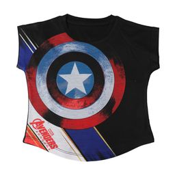 Marvel by Wear Your Mind Girls Black Printed Top-picture-27