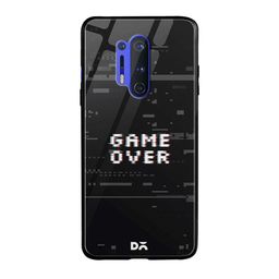 DailyObjects Black & White Game Over OnePlus 8 Pro Glass Case-12