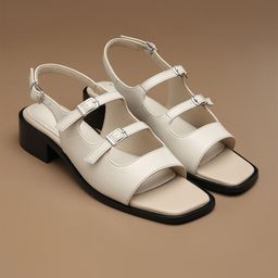 Lino Perros Gabbana Star Block Sandals with Buckles-picture-22