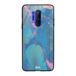 DailyObjects Blue & Pink Glacier Holo Stone OnePlus 8 Pro Glass Cover-29