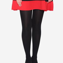 Bonjour Women Black Solid Semi-Sheer Stockings-picture-48