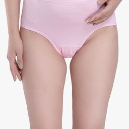Anoma Women Pink Solid Anti-Bacterial Pure Cotton Maternity Briefs ANM011-image-53