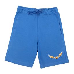 Harry Potter Boys Blue Solid Regular Fit Regular Shorts With Printed Detailing-22