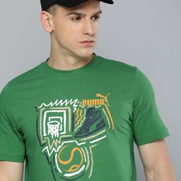 Puma Men Graphic Year of Sports Pure Cotton T-shirt-image-60