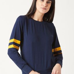 Miss Chase Women Navy Blue Solid Sweatshirt-image-54