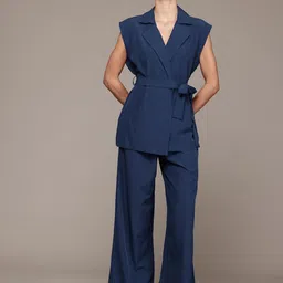 bebe Notched Lapel Collar Tie-Up Co-Ords-image-65